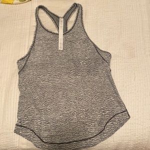 Lululemon gray patterned workout tank